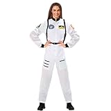 astronauten kostüm damen, astronaut kostüm herren mit tragegurt, ganzkörper kostüm für...