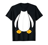 Pinguin Kostüm Kinder Erwachsene Damen Herren Tierkostüm T-Shirt