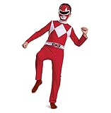 Disguise 115669K Red Power Rangers Kostüm Kinder, M, Rot