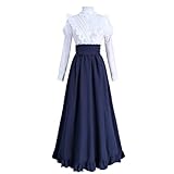 CR ROLECOS Damen Mittelalter Kleid Viktorianisches Kleid Renaissance Kleid für Frauen 1800er...