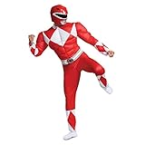 Disguise Red Ranger Classic Muscle Adult 42-46