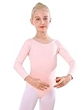 Bezioner Ballettkleidung Mädchen, Kinder Ballett Trikot Ballettanzug Lange Ärmel TanzBody for 3-12...