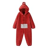 RUIRUILICO Unisex Teletubbies Kostüm Erwachsene 4er Set Plüsch Teletubbies Kostüm Kinder Damen...