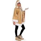 FRIES Eskimo Arktis Eskimoponcho Lappland Kostüm Unisex