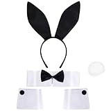 Goenb Bunny Kostüm, Bunny Zubehör Bunny Outfit Bunny Kostüm Erwachsene Bunny Kostüm Erwachsene...