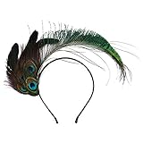 Beaupretty Indische Feder Stirnband Karneval Pfau Feder Kopfschmuck Flapper Haar Reifen Kopfschmuck...