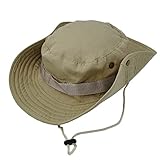 Taeku Buschhut, Herren Damen Mesh Bucket Boonie Hat Breite Krempe Sonnenhut mit Kinnband...