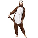 Katara 1744 (30+ Designs) Eichhörnchen-Kostüm, Unisex Onesie/Pyjama-Qualität für Erwachsene &...