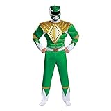 Disguise 79736D Power Ranger Kostüme in Erwachsenengröße, Herren, Grün, XL