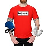 Jimmys Textilfactory T-Shirt Panzerknacker Karneval Kostüm Set Deluxe XS-5XL Herren Verkleidung...