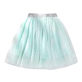 Kostüm Kinder Karneval Tulle Kleid Kostüm Pailletten Balette Feen Regenbogen Tütü Rot Unterrock...