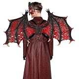 KieTeiiK Drachenkostüm Für Erwachsene Drachenflügel Und Maske Halloween Cosplay Set...