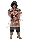 Pierro´s Kostüm Eskimo Sakari Eskimo Herrenkostüm Jacke mit Kapuze Stulpen Größe 48 50 52 54 56...