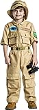 Dress Up America Zoowärter-Kostüm für Kinder – Safari-Explorer-Set für Jungen und Mädchen