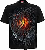 Spiral - Steampunk Skull - Männer T-Shirt - Schwarz - L