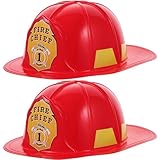 EXCEART Feuerwehrhelm Für Erwachsene 2 Stück Feuerwehrmann-Hut...