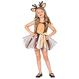 'REINDEER' (tutu dress, headpiece) - (110 cm / 3-4 Years)