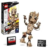 LEGO Marvel Ich Bin Groot Spielzeug zum Bauen, Set mit Baby Groot-Figur aus Guardians of The Galaxy...