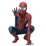 ZXDFG Spiderman Kostume Erwachsene Fasching Spiderman Kostüm Herren Homecoming Anzug 3d Print Mit...